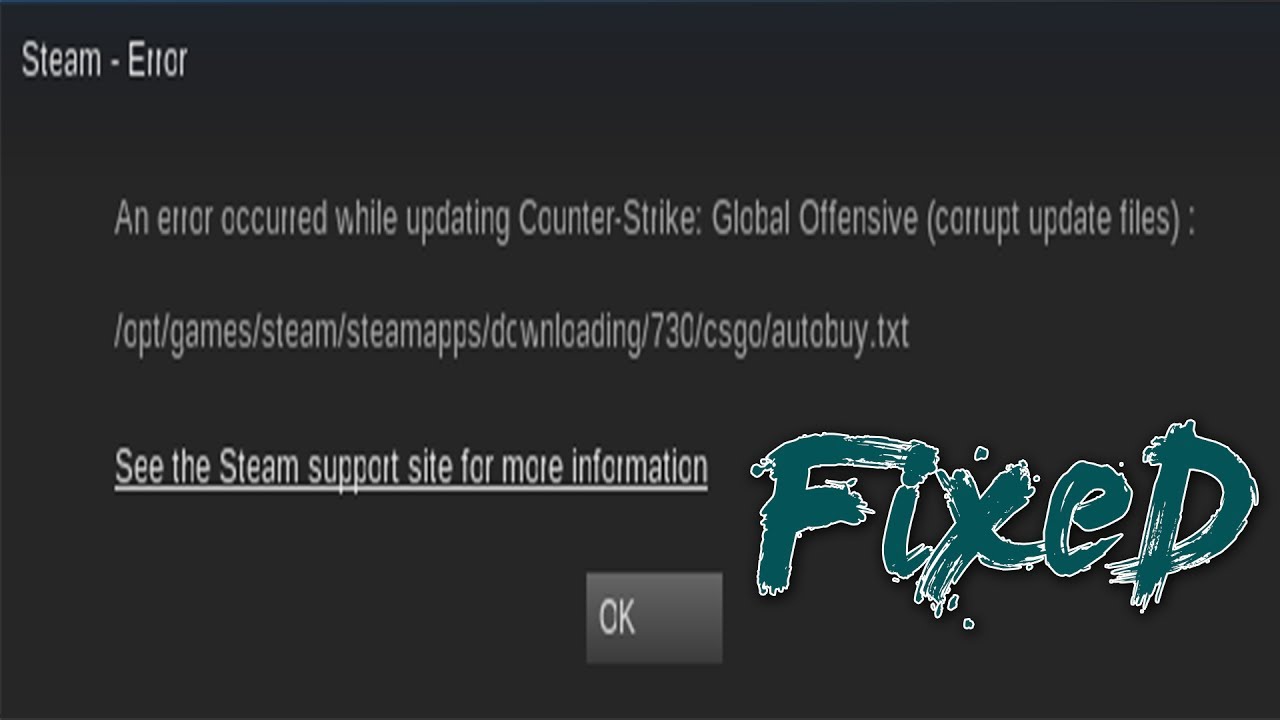 Steam Download Paused Corrupt Disk