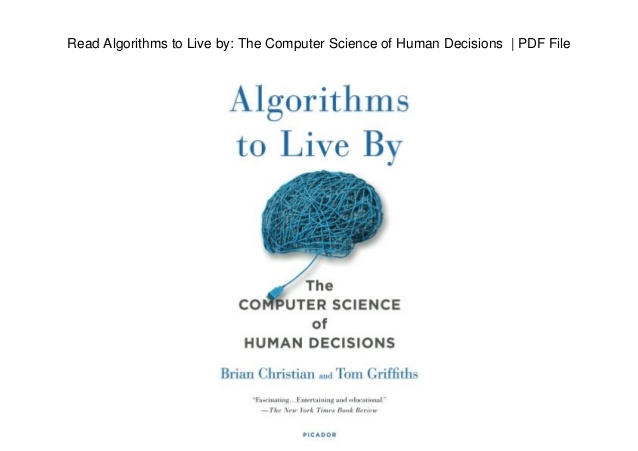 Algorithms to live by chapters
